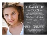 Class Of 2015 Graduation Invitations Class Of 2015 Chalkboard Photo Graduation Party 5×7 Paper
