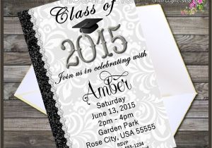 Class Of 2015 Graduation Invitations Class Of 2015 Graduation Party Invitation by Digigraphics4u