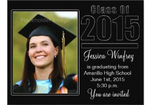 Class Of 2015 Graduation Invitations Class Of 2015 Graduation Photo Invitation Zazzle