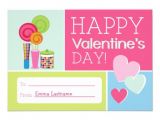 Class Valentines Party Invitation Candy & Hearts Kids School Classroom Valentine Invite