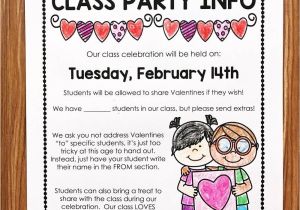 Class Valentines Party Invitation Free Valentine S Day Letter Simply Kinder