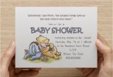 Classic Winnie the Pooh Baby Shower Invites Classic Winnie the Pooh Baby Shower Invitation Print Your