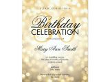 Classy 30th Birthday Invitation Wording Elegant 30th Birthday Party Gold Glitter Lights 5×7 Paper
