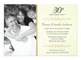Classy 30th Birthday Invitation Wording Elegant 30th Wedding Anniversary Party Invitations