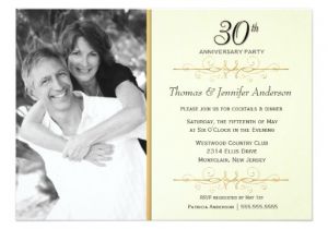 Classy 30th Birthday Invitation Wording Elegant 30th Wedding Anniversary Party Invitations
