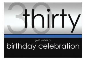 Classy 30th Birthday Invitations Classy Modern 30th Birthday Invitations