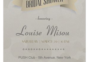 Classy Bridal Shower Invitations 30 Best Bridal Shower Invitation Templates