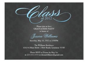 Classy Graduation Invitations Classy Graduation Party Personalized Invites Zazzle