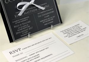 Clear Plastic Wedding Invitations Limited Edition Engraved Square Clear Acrylic Wedding