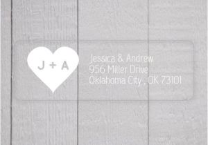 Clear Return Address Labels for Wedding Invitations Wedding Invitation Return Address Labels White by