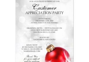 Client Appreciation Party Invitation Elegant Holiday Customer Appreciation Party Invite