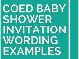 Co Ed Baby Shower Invitation Wording Baby Shower Invitation Elegant Co Ed Baby Shower Invites