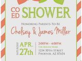 Co-ed Baby Shower Invitation Wording Baby Shower Invitation Unique Co Ed Baby Shower