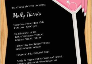 Cocktail Bridal Shower Invitations Cocktail Bridal Shower Invitation by eventfulcards