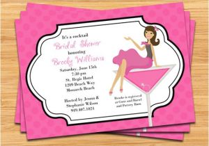 Cocktail Bridal Shower Invitations Cocktail Bridal Shower Invitation by eventfulcards