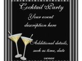 Cocktail Party Invitation Background Cocktail Party Invitation 13 Cm X 13 Cm Square Invitation