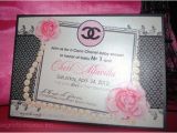 Coco Chanel Bridal Shower Invitations Coco Chanel Shower Invitation Wedding Baby by
