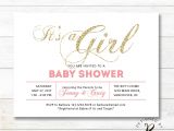 Coed Baby Shower Invitation Templates Girl Baby Shower Invitation Coed Couples Baby Shower