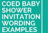 Coed Baby Shower Invite Wording 21 Coed Baby Shower Invitation Wording Examples
