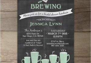 Coffee themed Bridal Shower Invitations Love is Brewing • Bridal Shower • Wedding Engagement