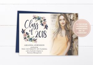 College Graduation Invitations 2018 Printable College Graduation Invitation Printed High