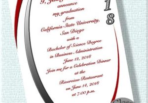 College Graduation Invitations 2018 University Graduation Announcements Item Grfb1923