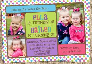Combined Birthday Party Invitation Wording Joint Birthday Party Invitations Gangcraft Net
