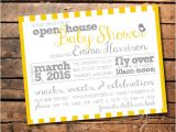 Come and Go Baby Shower Invitation Wording Peep Baby Shower Invitation Open House Shower Bird themed