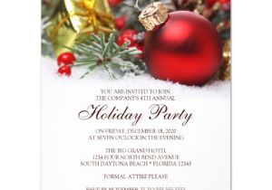 Company Holiday Party Invitation Template Corporate Holiday Party Invitation Zazzle Com
