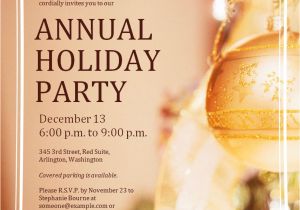 Company Holiday Party Invitation Template Corporate Holiday Party Invitations Template
