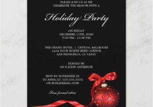 Company Holiday Party Invitation Template Elegant Holiday Party Invitation Template Zazzle Com Au