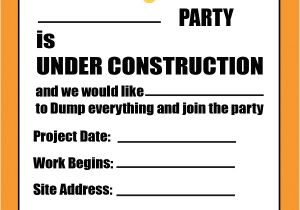 Construction Birthday Invitation Template Construction Party Invitation 215×300 Pn In 2019