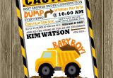 Construction themed Baby Shower Invitations Construction Baby Shower Invite