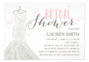 Contemporary Bridal Shower Invitations Modern Bride Bridal Shower Invitation