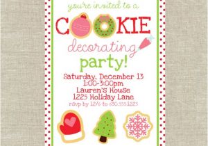 Cookie Decorating Party Invitations Christmas Cookie Decorating Party Unique Pastiche events