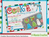 Cookie Decorating Party Invitations Items Similar to Christmas Cookie Decorating Party