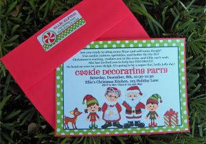Cookie Decorating Party Invitations the Magic Of Christmas Cookie Decorating Party that