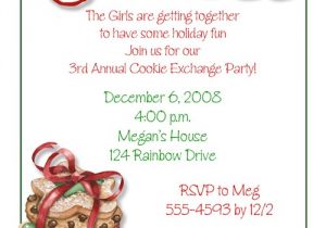 Cookie Swap Party Invitations 8 Best Images Of Cookie Swap Printable Invitation Template