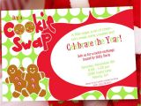 Cookie Swap Party Invitations Cookie Swap Christmas Party Invitation by Amandaspartiestogo