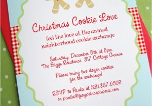 Cookie Swap Party Invitations New to Shop Gingerbread Christmas Cookie Love Frog