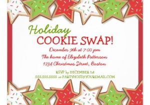 Cookie Swap Party Invitations Templates 6 Best Images Of Holiday Cookie Exchange Invitation