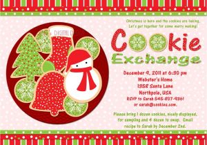 Cookie Swap Party Invitations Templates 9 Best Images Of Printable Cookie Exchange Invitations