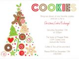 Cookie Swap Party Invitations Templates Cookie Exchange Invitation Templates orderecigsjuice Info