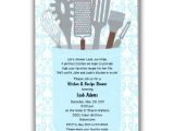Cooking Bridal Shower Invitations Kitchen Shower Invite Wording Party Ideas