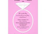 Cool Bridal Shower Invitations Unique Ring Bridal Shower Invitation On Pink 5" X 7
