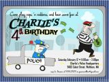 Cops and Robbers Party Invitations Items Similar to Cops N Robbers Party Invitation