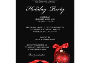 Corporate Christmas Party Invitations Free Templates Corporate Holiday Party Invitations Zazzle Com
