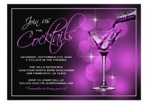 Corporate Cocktail Party Invitation Join Us for Cocktails Invitations Cocktail Party Card