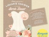 Corset Bridal Shower Invitations Bridal Shower Lingerie Invitation Pink Blush Corset
