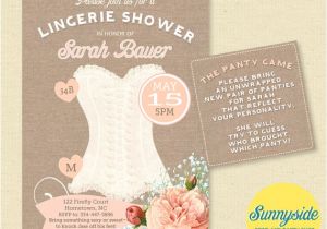 Corset Bridal Shower Invitations Bridal Shower Lingerie Invitation Pink Blush Corset